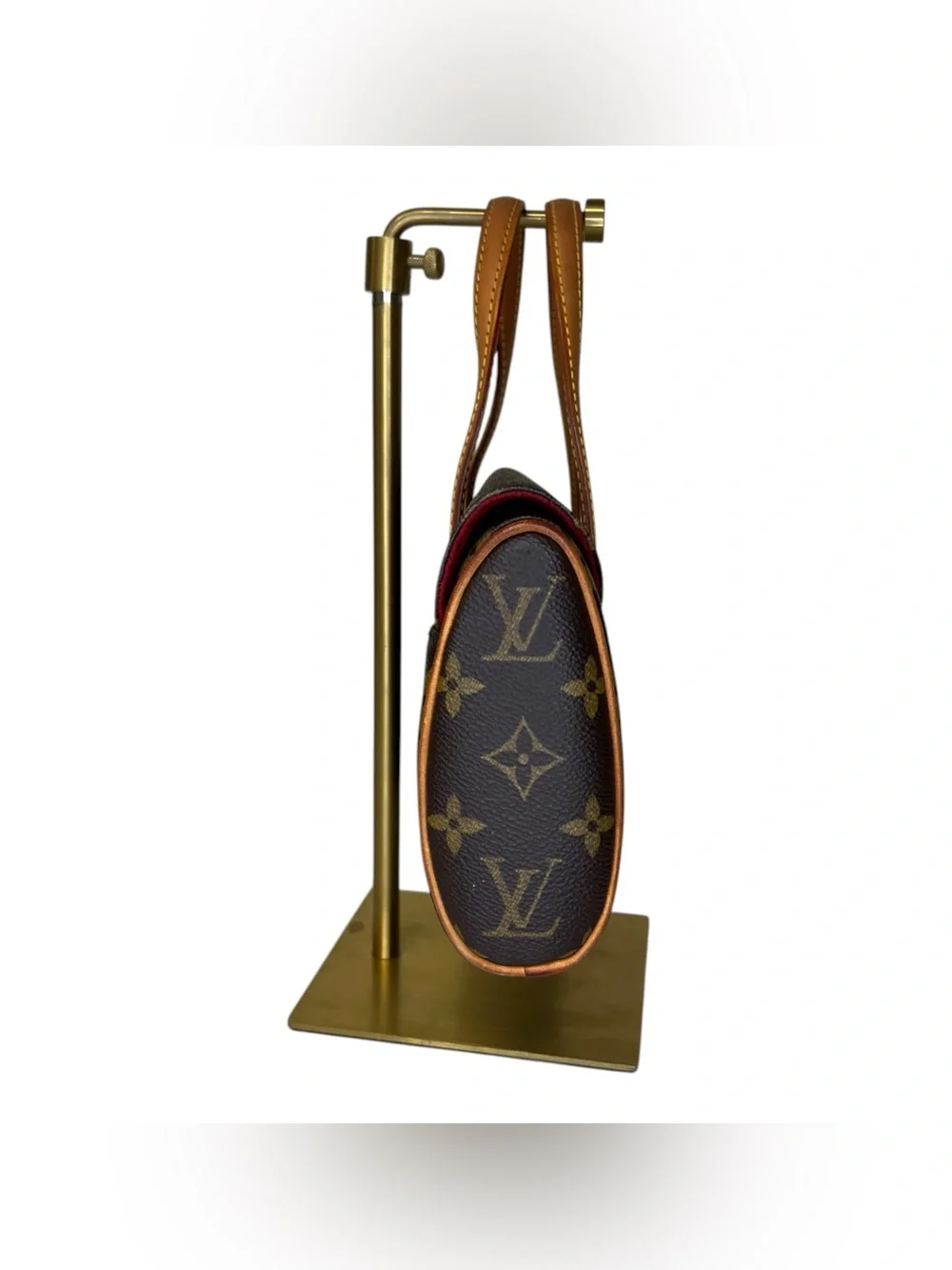 Louis Vuitton Brown Leather Handbag